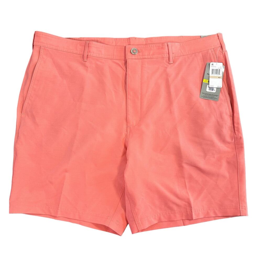 PGA TOUR Men's Flat Front Cross Over Golf Shorts 8" Size‎ 42 $68